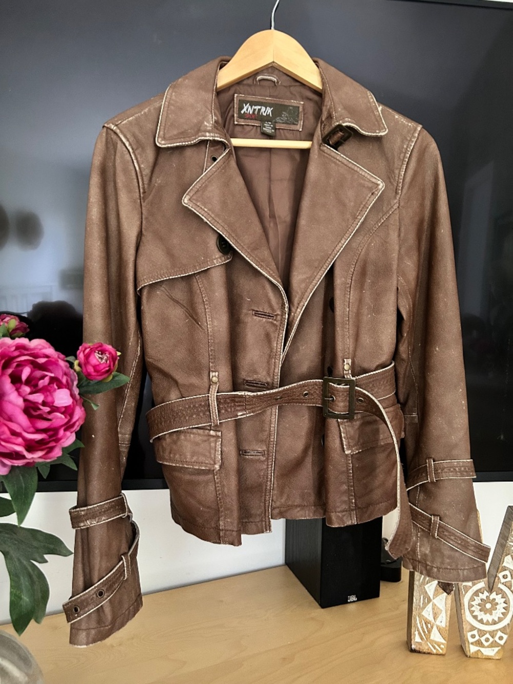 PRISTINE Distressed Leather jacket